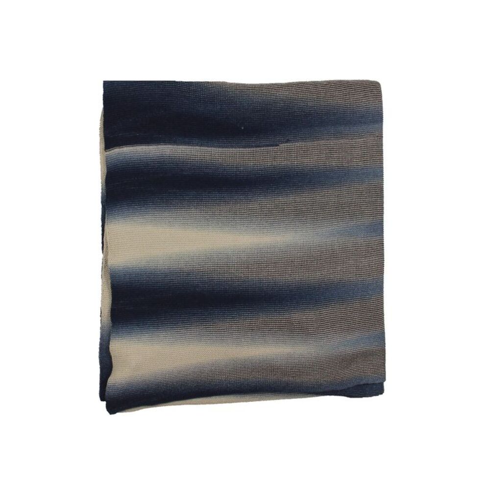 LAFAYETTE 148 Womens Blue Cotton Ombre Shawl
